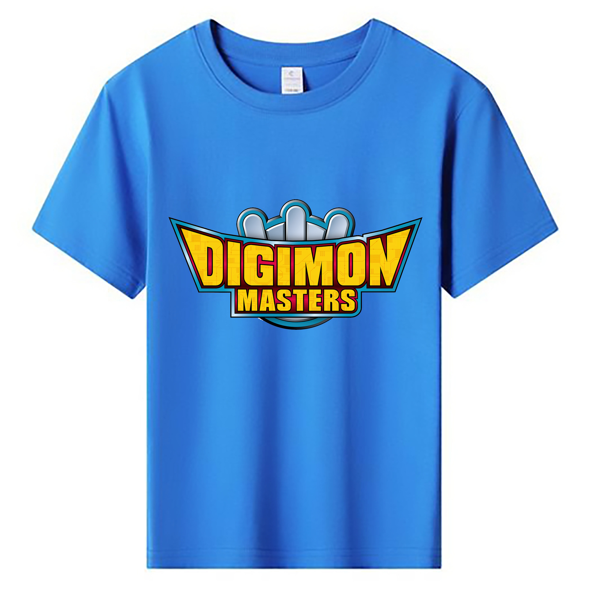 （画像用） Digimon デジタルモンスター/デジモン 綿100％キッズTシャツ（フロントプリント）